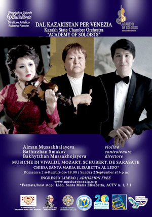 concerto dal Kazakhstan per Venezia